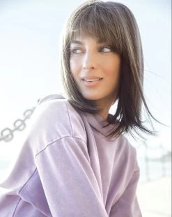 Tatum Wig By Amore | Double Mono Top -Do it with Wig shop. 2548 ChocolateFrost 3