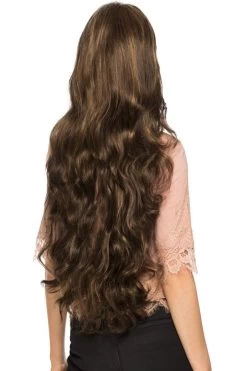 Wavy Cher Large Wig By WigPro | Synthetic Wig -Do it with Wig shop. 530 wavy pchar 6 12HL back