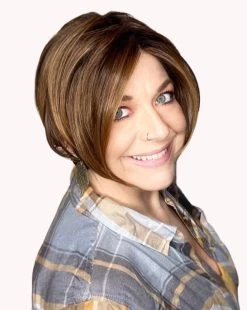 Aletta Wig By Ellen Wille | Mono Part -Do it with Wig shop. ALettaEWchocolateshaded6