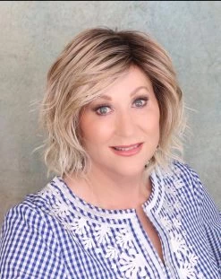 Anima Wig By Ellen Wille | Mono Crown -Do it with Wig shop. AnimaSandyBlondeRootedfront