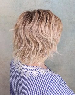 Anima Wig By Ellen Wille | Mono Crown -Do it with Wig shop. AnimaSandyBlondeRootedside