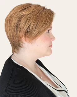 Billie Wig By Envy | Human Hair/Synthetic Blend -Do it with Wig shop. Billie Envy CreamedCoffee Right