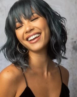 Breezy Wavez By Rene Of Paris | Muse Series -Do it with Wig shop. Breezy Wavez Cosmic Teal 93198
