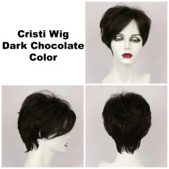 Cristi Wig By Godiva's Secret Wigs -Do it with Wig shop. Cristi Dark Choc 360 19578.1443043579.1280.1280