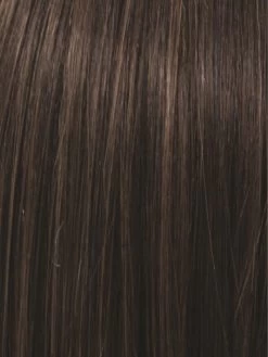Casey Wig By Amore | Double Mono Top -Do it with Wig shop. Deep Smoky Brown swatch