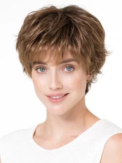 Club 10 Wig By Ellen Wille | Mono Crown -Do it with Wig shop. EWCLUB10 04 lg Chocolate Rooted