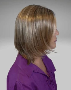 United Wig By Ellen Wille | Mono Part -Do it with Wig shop. EWUnitedTobaccoRootedSide