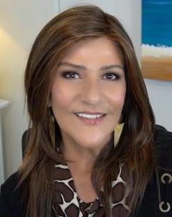 Ava Wig By Envy | Mono Part | Human Hair | Synthetic Blend 30 Ava Wig By Envy | Mono Part | Human Hair | Synthetic Blend -Do it with Wig shop. EnvyAvaChocolateCaramel