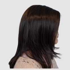 Belinda Wig By Envy | Mono Part -Do it with Wig shop. Envy Belinda DarkBrown Side