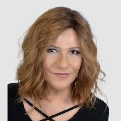 Emma Wig By Envy | Mono Part | Human Hair | Synthetic Blend -Do it with Wig shop. Envy Emma CreamedCoffee EnvyHair