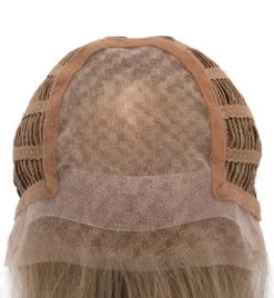 Erica Wig By Envy | Mono Top | Human Hair | Synthetic Blend -Do it with Wig shop. EricaFront GingerCream