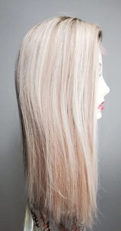 Fearless Topper By PUSH 22" | Color 22/9R | 8 X 8 Base | Lace Front -Do it with Wig shop. Fearless22 9R 8x8 22Side