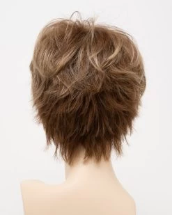 Flame Wig By Envy | Mono Crown | Human Hair | Synthetic Blend -Do it with Wig shop. FlameBack DarkBlonde