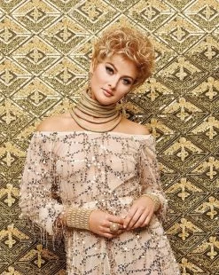 Acclaim Wig By Gabor | Large Cap -Do it with Wig shop. GB Acclaim GoldenAnniversary Model Front2 8d40eb34 63c4 49c2 a6b8 0df8b7d36dbd