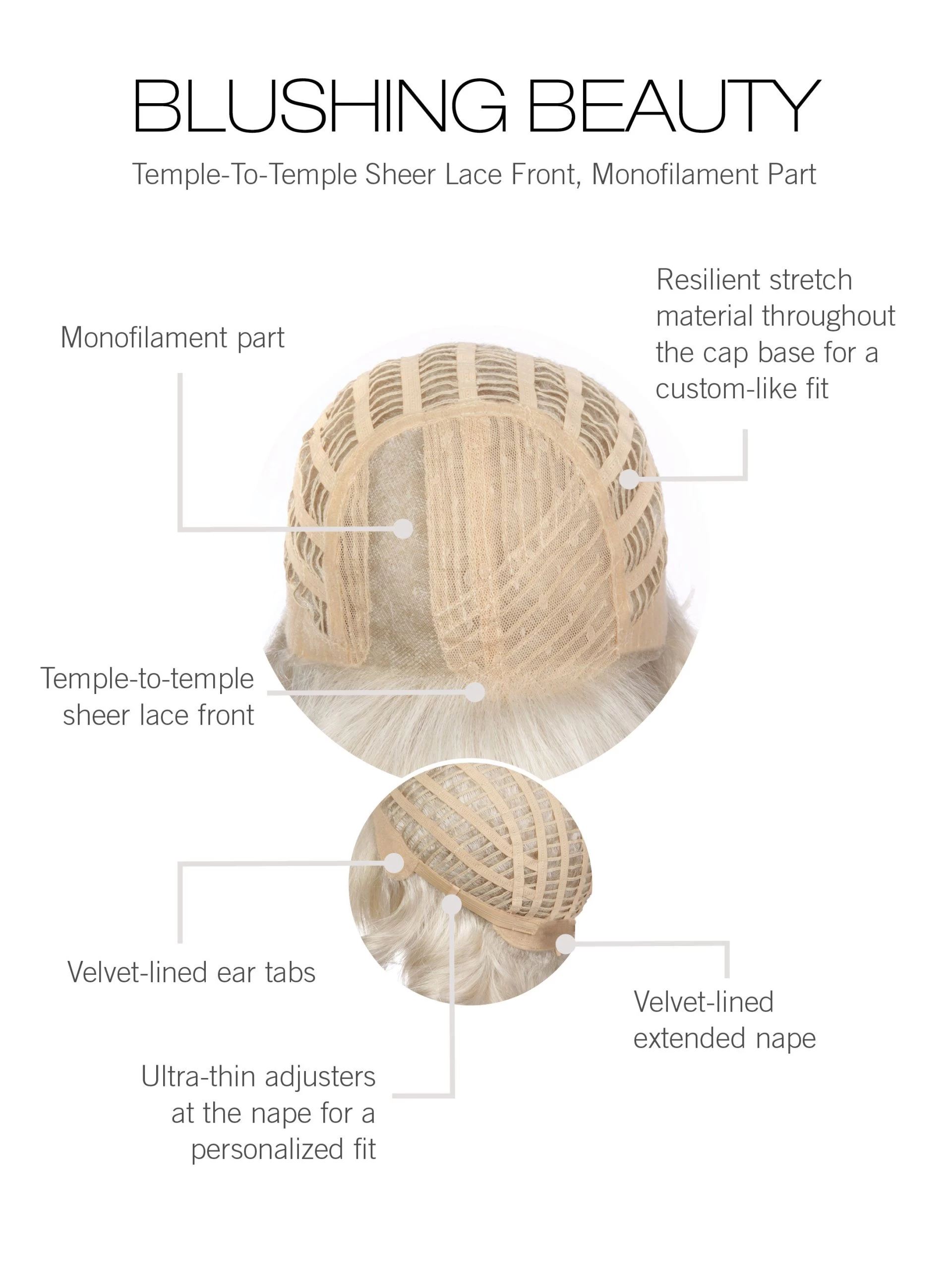 Blushing Beauty Wig By Gabor | Mono Part 17 Blushing Beauty Wig By Gabor | Mono Part - Image 15