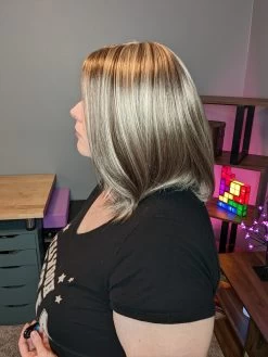 Forever Chic Wig By Gabor | Hand Tied Top -Do it with Wig shop. GaborForeverChicinToastedPecanSide1