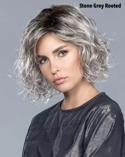 Girl Mono Large Wig By Ellen Wille | Mono Part | Synthetic -Do it with Wig shop. GirlMono StonegreyRooted 3 1