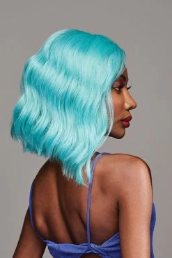 Blue Babe Wig By Hairdo | Heat-Friendly Synthetic -Do it with Wig shop. HD BlueBabe Model2 Side1