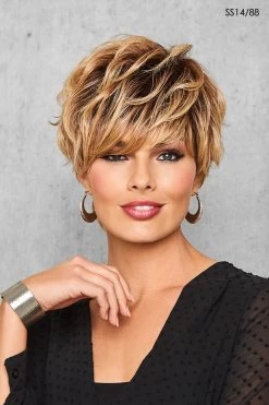 Full Fringe Pixie Wig By Hairdo -Do it with Wig shop. HD FullFringePixie Model Front2