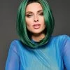 Green IRL Wig By Hairdo | Mono Part -Do it with Wig shop. HD GreenIRL Model2 Front2