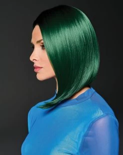 Green IRL Wig By Hairdo | Mono Part -Do it with Wig shop. HD GreenIRL Model2 Side1