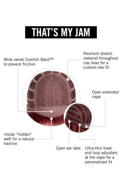 That's My Jam Wig By Hairdo | Heat-Friendly Synthetic -Do it with Wig shop. HD That sMyJam CapConstruction