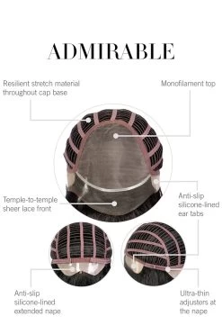 Admirable Men's Wig By HIM | Mono Top -Do it with Wig shop. HIM Admirable CapConstruction