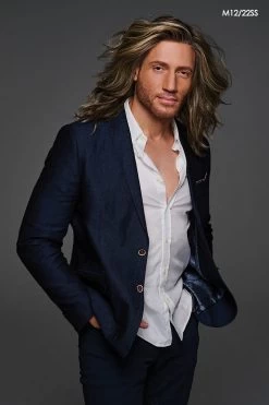 Admirable Men's Wig By HIM | Mono Top -Do it with Wig shop. HIM Admirable Model1 Front3