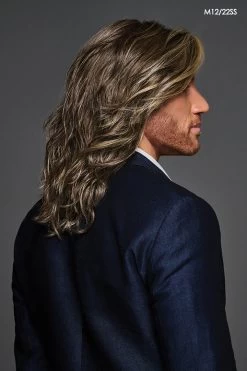 Admirable Men's Wig By HIM | Mono Top -Do it with Wig shop. HIM Admirable Model1 Side1