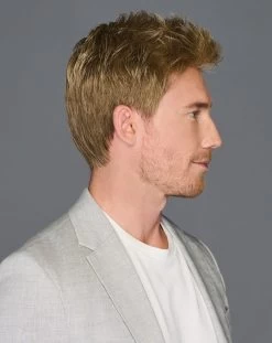 Dapper Men's Wig By HIM | Mono Crown 25 Dapper Men's Wig By HIM | Mono Crown -Do it with Wig shop. HIM Dapper Model Side2