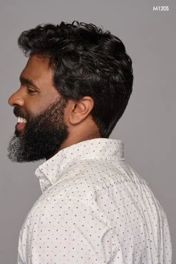 Dignified Men's Wig By HIM | Mono Top 26 Dignified Men's Wig By HIM | Mono Top -Do it with Wig shop. HIM Dignified Model1 Side3