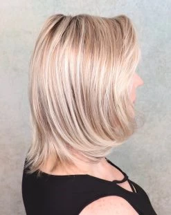 Icone Wig By Ellen Wille | Mono Top -Do it with Wig shop. IconeEWChampagneRootedside