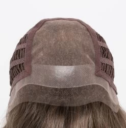 Isabella Wig By Envy | Mono Top | Human Hair | Synthetic Blend -Do it with Wig shop. IsabellaFront DarkGrey