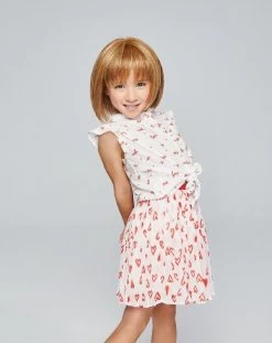 Pretty In Page Wig By Hairdo | Mono Crown | Children's Wig -Do it with Wig shop. KIDZ PrettyInPage Model Front1