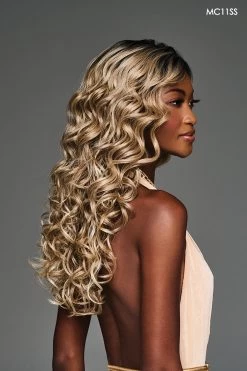 Laila Wig By Kim Kimble | Heat-Friendly Synthetic 24 Laila Wig By Kim Kimble | Heat-Friendly Synthetic -Do it with Wig shop. KK Laila Model2 Side2