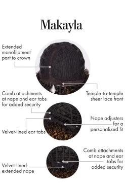 Makayla Wig By Kim Kimble | Heat-Friendly Synthetic -Do it with Wig shop. KK Makayla CapConstruction