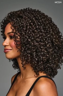 Makayla Wig By Kim Kimble | Heat-Friendly Synthetic -Do it with Wig shop. KK Makayla Model2 Side1