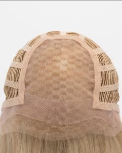 Krista Wig By Envy | Mono Top | Human Hair | Synthetic Blend -Do it with Wig shop. KristaFront MediumBlonde