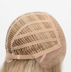 Krista Wig By Envy | Mono Top | Human Hair | Synthetic Blend -Do it with Wig shop. KristaSide MediumBlonde