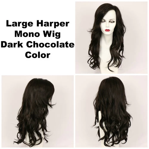 Harper Mono Wig By Godiva's Secret Wigs | Large Cap 7 Harper Mono Wig By Godiva's Secret Wigs | Large Cap - Image 5