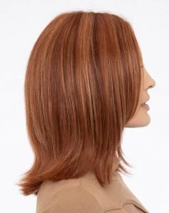 Lisa Wig By Envy | Human Hair/Synthetic Blend -Do it with Wig shop. Lisa LighterRed RS