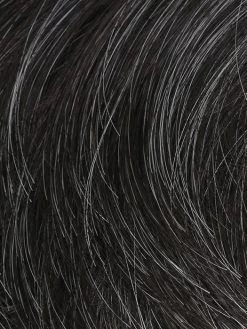 Edge Men's Wig By HIM | Mono Crown -Do it with Wig shop. M280S Darkest Brown With 20 Grey Blend