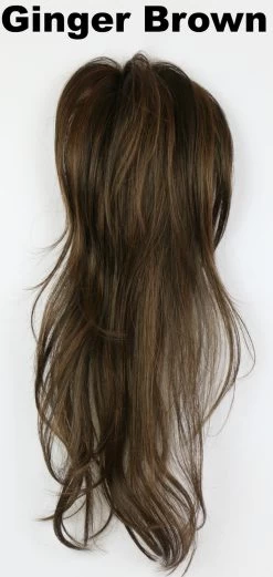 Mono Long Top By Godiva's Secret Wigs | Synthetic Hair -Do it with Wig shop. Mono Long Top Ginger Brown 05436.1575887586