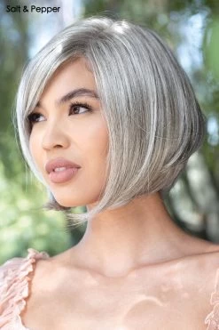 Niki Wig By Rene Of Paris | Synthetic -Do it with Wig shop. NikiSalt Pepper0756