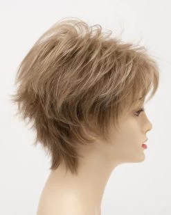 Ophelia Wig By Envy | Human Hair | Synthetic Blend -Do it with Wig shop. OpheliaRightSide GingerCream