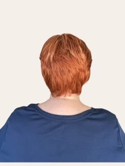 Paula Wig By Envy | Human Hair/Synthetic Blend -Do it with Wig shop. Paula Envy LighterRed Back