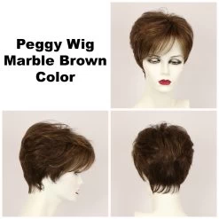 Peggy Wig By Godiva's Secret Wigs -Do it with Wig shop. Peggy marble Brown 60766.1453761288.1280.1280