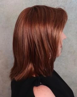 Premium Luxury Wig By Gabor | Hand Tied Top -Do it with Wig shop. PremiumLuxuryRustyAuburnside