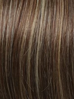 Gilded 18" Topper By Raquel Welch | Human Hair | Mono Top -Do it with Wig shop. R11S GLAZED MOCHA a70cd887 ff2b 4135 b933 3668739975de