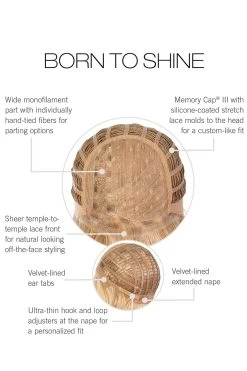 Born To Shine Wig By Raquel Welch | Heat-Friendly Synthetic 37 Born To Shine Wig By Raquel Welch | Heat-Friendly Synthetic -Do it with Wig shop. RW BornToShine CapConstruction